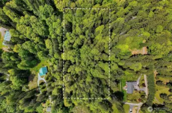 Approx. lot lines for Lot 2B. Buyer to verify.