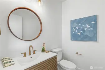 Half Bath. Images from finished staged unit. For representative purposes.