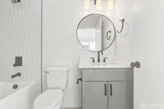 En Suite. Images from finished staged unit. For representative purposes.