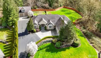 Impressive Estate Style Custom Build as Seen from the Aerial Photo~