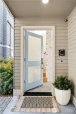 Darling covered entry.