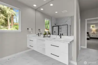 Staged photos are of the model home of the same floorplan within the Deer Meadows community and are for visualization purposes only. Colors, finishes, and layout can and will vary.