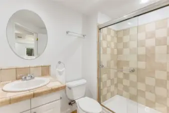 Downstairs 3/4 bathroom