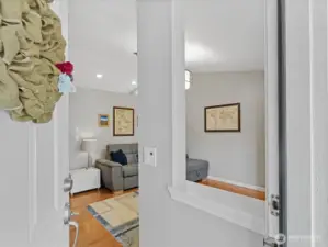Enter the home into the inviting living room