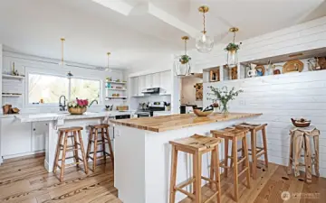Kitchen as it could appear after remodel.