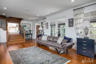 Living room as it could appear after remodel.
