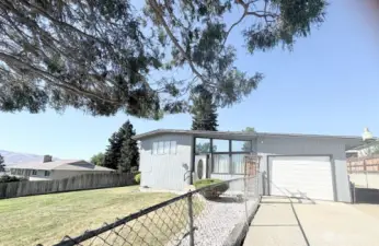 Front of the house