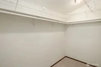 Primary closet
