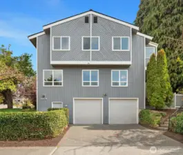 Private two car garage