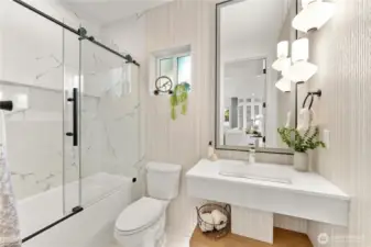 Main floor full bathroom.