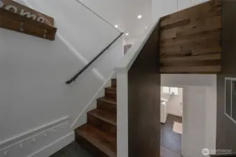 New designer laminate on both levels
