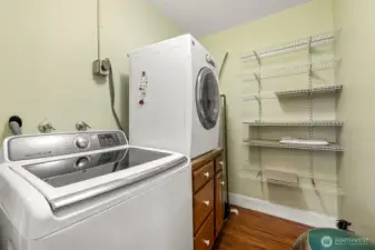 Laundry off kitchen