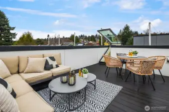 Soak in the Cascade Mtn. Views.