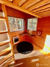 Sleeping area in Gemini cabin.