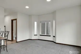 View from Eating Bar to the Bay Window