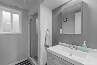 downstairs bathroom.