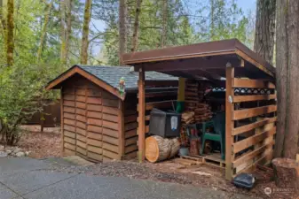 Two wood/storage sheds. One w/generator hookup