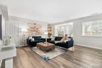 Step into a canvas of modern elegance! This home has been freshly painted, boasting crisp white baseboards and door moldings, offering a timeless backdrop for your personal style to shine.