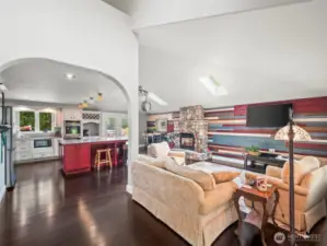 From the entry foyer