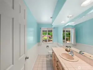 Main floor powder room