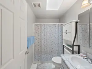 Upstairs full bath