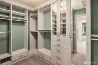 Custom Closet in Primary Suite