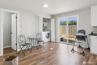 Unit A Dining & Laundry Area