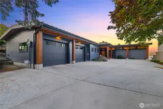 Stunning modern design, built by Krieder Construction in 2016. All that remains of the original home is a portion of the garage foundation.