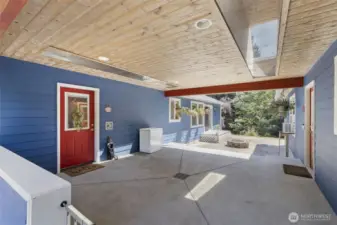 Breezeway between the two homes. Main home to the left and 2nd home to the right.