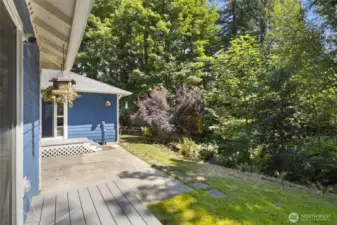 2nd home deck off living room.