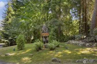 SAMMY the Sasquatch! A neighborhood icon!