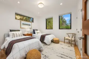 Main level bedroom number 1.