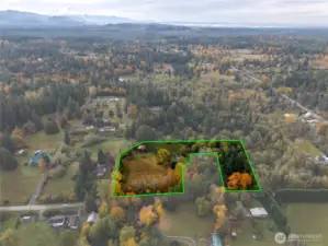 Aerial Photo of the Property - Lot #3 in the Recorded Survey Map
