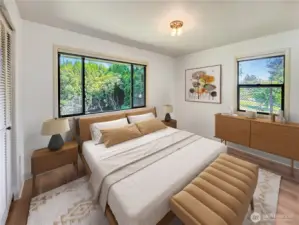 bedroom 2 virtually staged