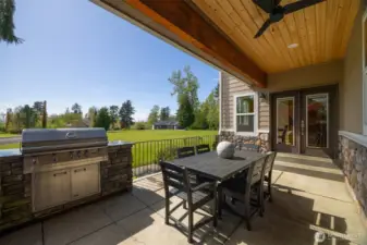 Covered BBQ Area