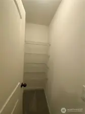 Walk-in Linen Closet