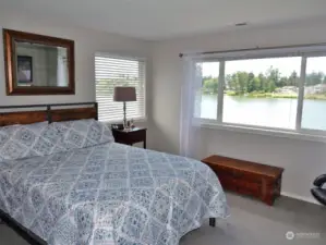 Enjoy your Master Suite with lake views!