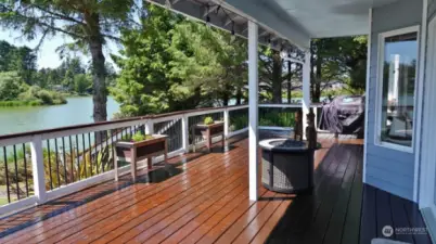 Step out onto this large Rear Deck.