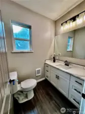 Powder room off of Laundry room, Granite Counters