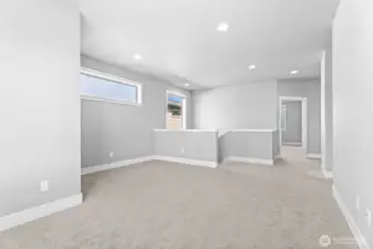 The loft is perfect for transforming into a cozy retreat, an inspiring workspace, entertainment hub or.... home gym... so many possibilities!