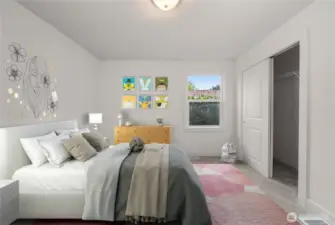 Virtually staged