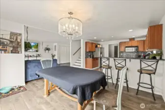 Open Floor Concept With Living Area, Dining Area and Kitchen!