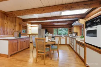 Fully Equipped Log House Kitchen