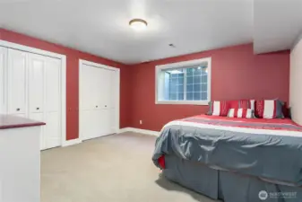 Bedroom #3 located downstairs.