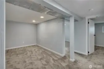 Bonus area could be used as a music room, media or family room, library, playroom, gym, home office etc.