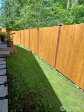 Enjoy this nice  sized back yard.