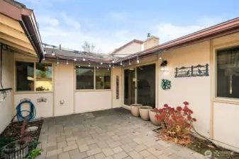 Private patio area.