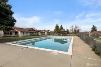 Pool in common area.