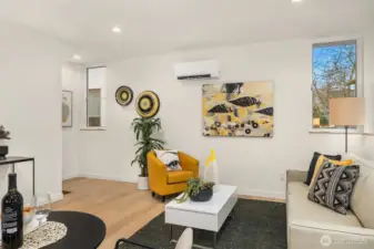 Photo from model home with similar layout