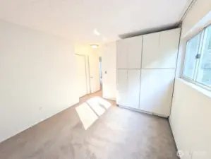 Exrea storage could be removed for more room or utilized & closet area to the left.  Good natural light.